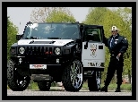 Policyjny, Policjant, Samochód, Hummer